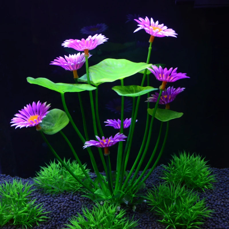 

Artificial Aquarium Plants Plastic Water Weeds Ornament Aquatic Plant Fish Tank Grass Aquarium Decoration Accessories
