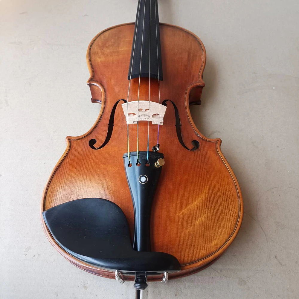 over 20 years Antonio Stradivarius tiger patterned maple violin 4/4 size Handmade Violin beginner professional Musical Instrumen