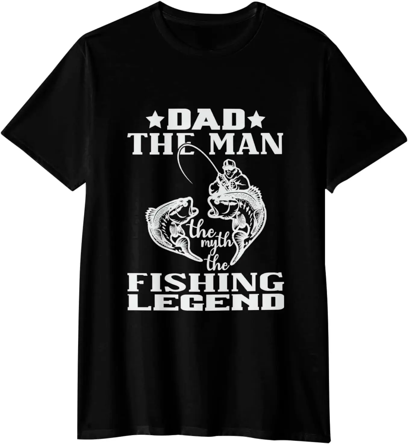 

Dad The Man The Myth The Fishing Legend Tshirts Womens Casual Women T