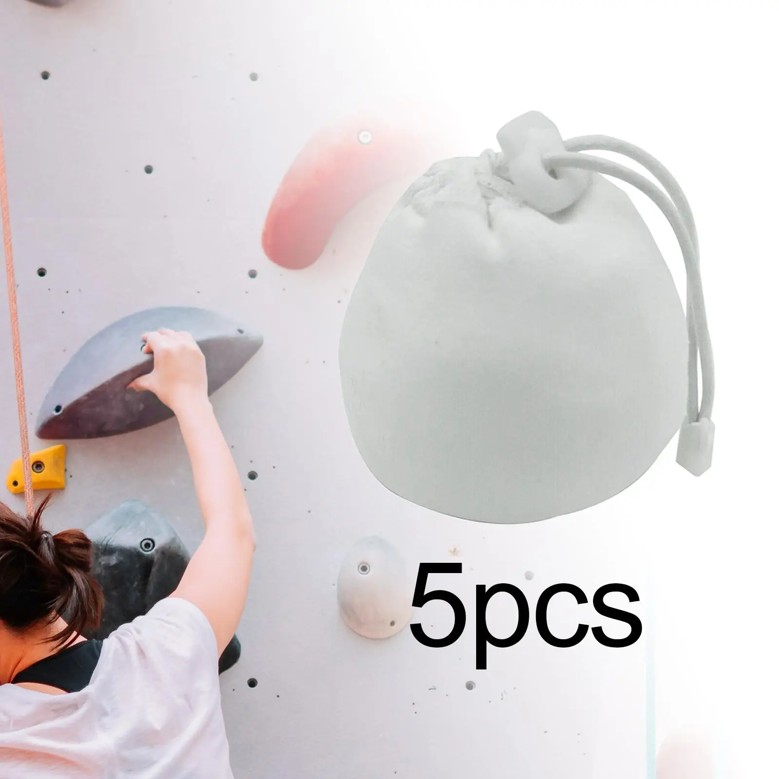 5x Chalk Ball Bag Anti Slip Powder Bag for Rock Climbing Training Workout Weightlifting climbing storage bag,climbing chalk bag