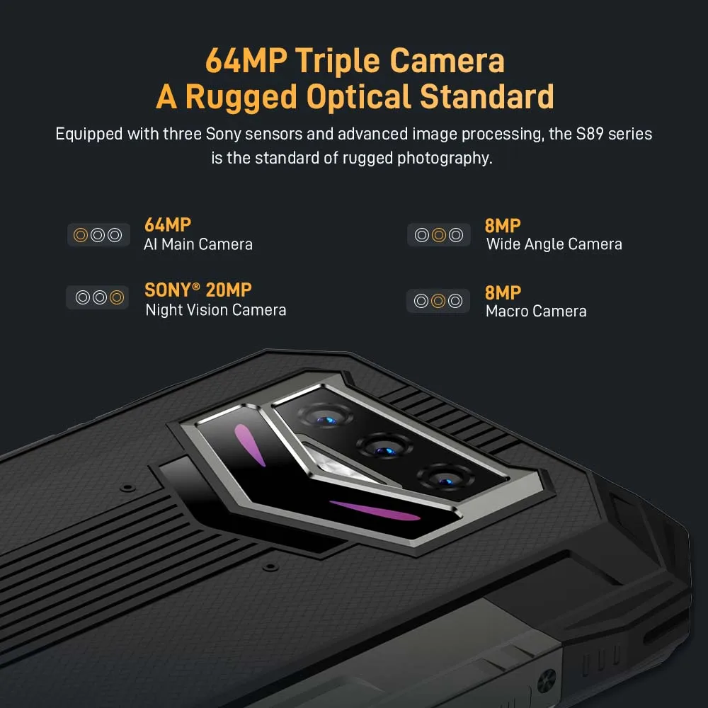DOOGEE S89 Series Rugged Phone 6.3