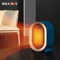 1200W Electric Heater Portable Desktop Fan Heater Heating Warm Air Blower Mini Radiator Home Office Warmer Machine for Winter 1