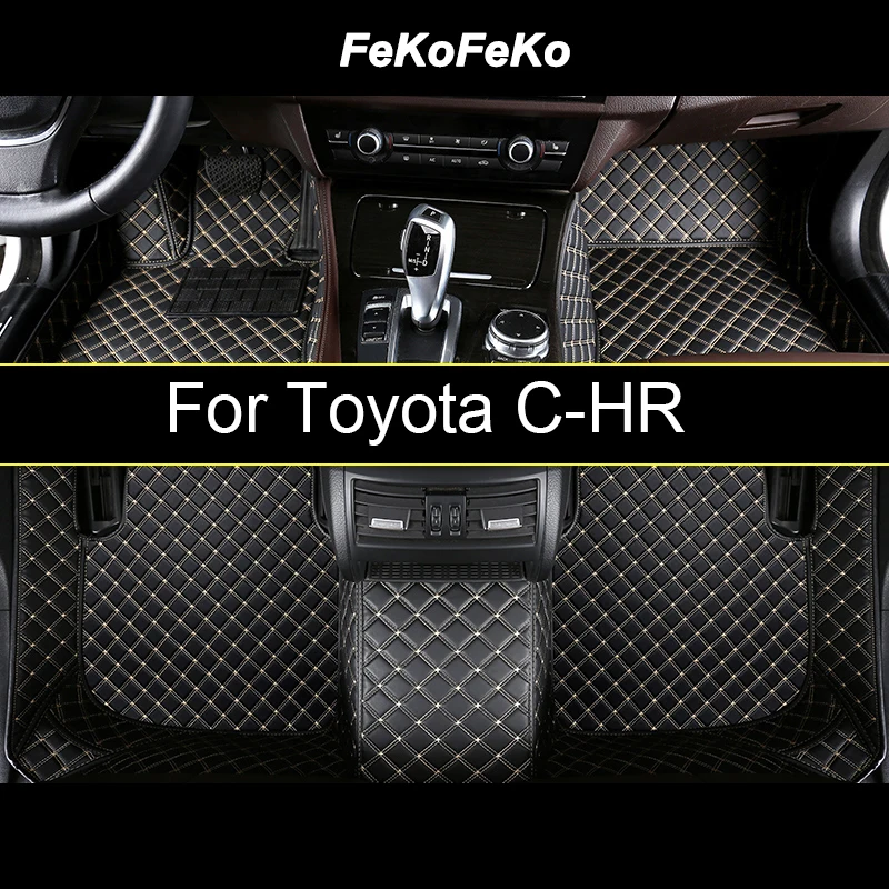 Fekofeko Car Floor Mats For Toyota Chr 20162022 Years Foot Coche Accessories Auto Carpets