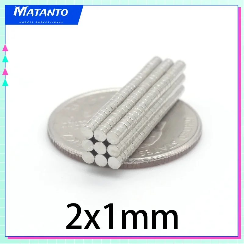 BRUDAZON 35 Mini Magneti Al Neodimio N52 Dischi 2x1mm: Ultra Potenti Per Hobby, Modellismo E Fissaggi - 3