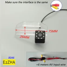 

EzZHA HD Wireless 4LED Rear View Camera For Mazda 6 M6/Atenza GH 2007 2008 2009 2010 2011 2012 2013 Car Parking Accessories