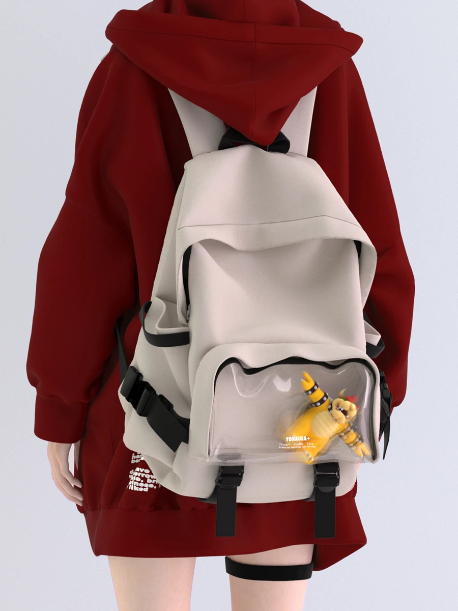 

Original schoolbag backpack for male and female students Junior high school students schoolbag pain bag computer bag