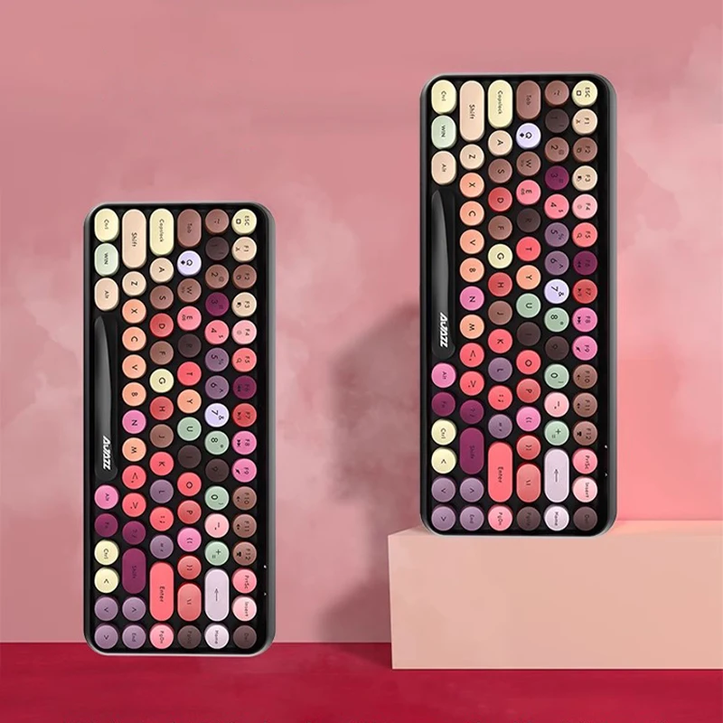 

Клавиатура Ajazz 308i Беспроводная портативная с Bluetooth, 84 клавиши, 2,4 ГГц