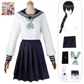 애니메이션 주술 가이센 아마나이 리코 코스프레 코스튬, 할로윈 여성 의류, 교복 스커트