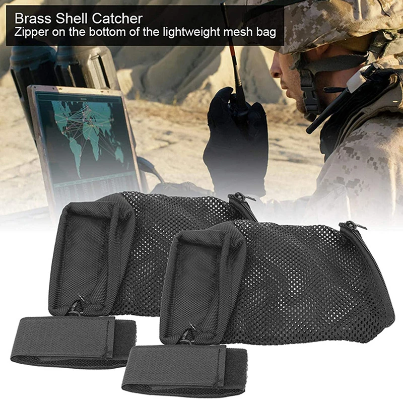 Ammo Brass Shell Catcher Mesh Trap Nylon Mesh Bag Capture Black Collection  Bag Hunting Bullet Shell Bag Military Gear - AliExpress