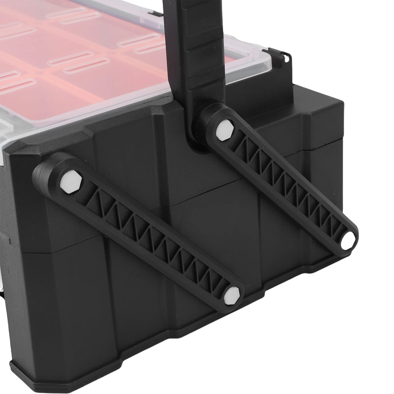 Small Parts 2 Layer 18 Compartments Multi Functional Electronic Tool Box for Sc