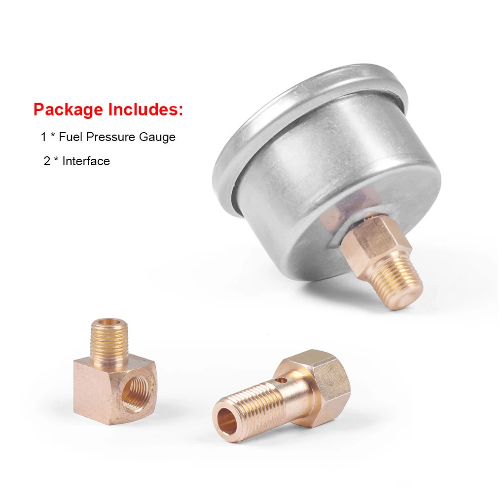 Gauge Durable Precise Car Oil Liquid Filled Gauges Shockproof Pressures