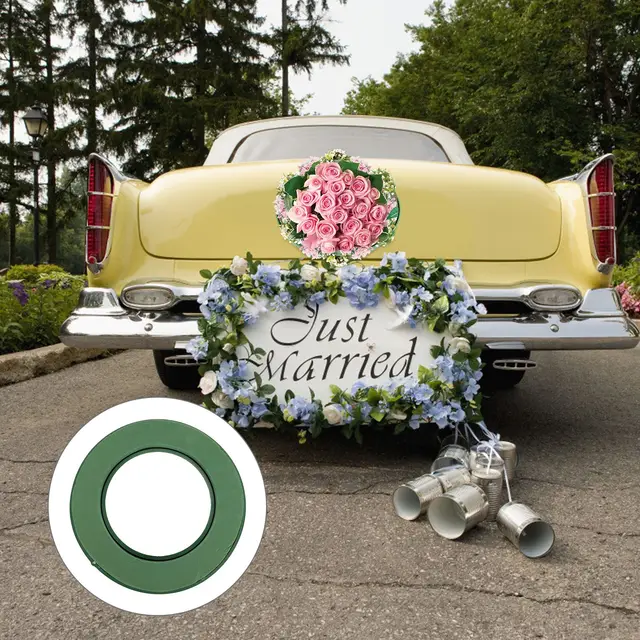 1 Db Műanyag Praktikus Tartós Virágboltok Dekoratív Balek Gyűrű Balker - Image 6