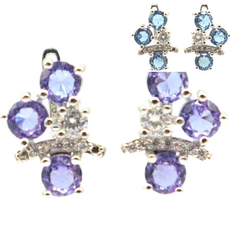 16X12Mm Ravishing Cambia Colore Zultanite Alessandrite Topazio Bianco Cz Regalo Per Orecchini In Argento Per Ragazze