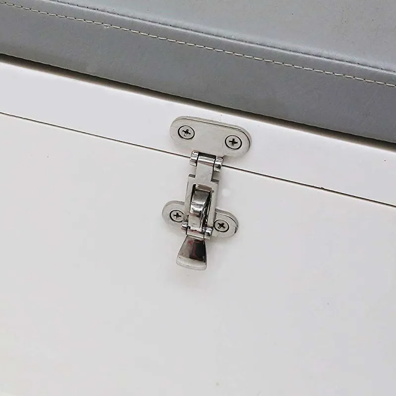 Marine Boat Stainless Deck Lock Down Clamp Deck Hasp Locker Anti-Rattle Latch Fastener marine accessories marine fastening set marine hardware 1pc