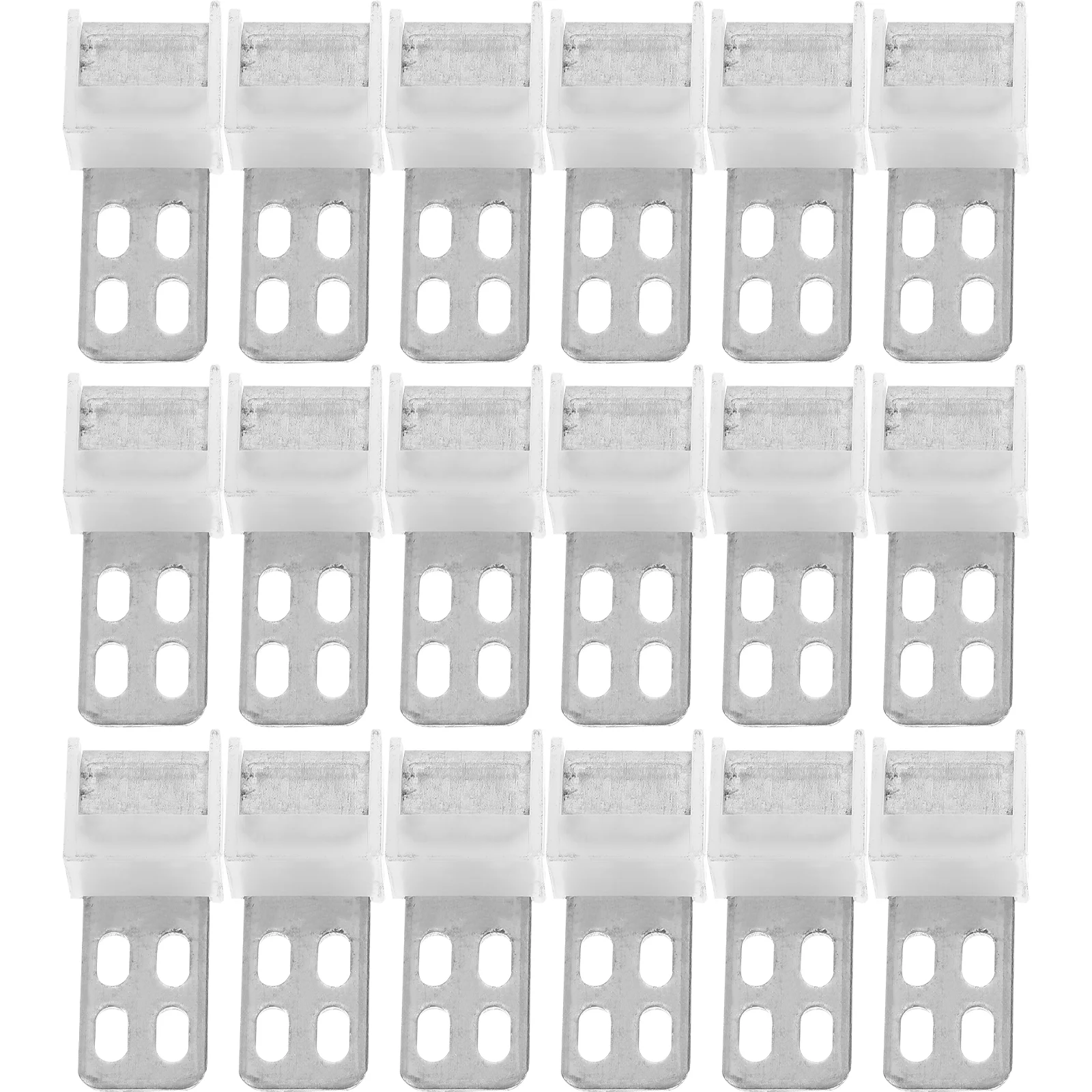 

20 Pcs Seat Four Holes Sofas Support for Sagging Cushions Repairing Accessories Iron Rubber Spring Useful Clip