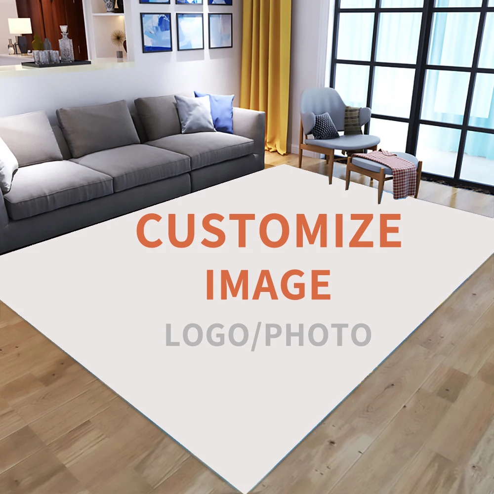 

Custom Logo Mat Anti-Slip Carpet with Your Image for Bathroom Living Room Outdoor Indoor Doormat Mat Floor Mats Christmas Gift