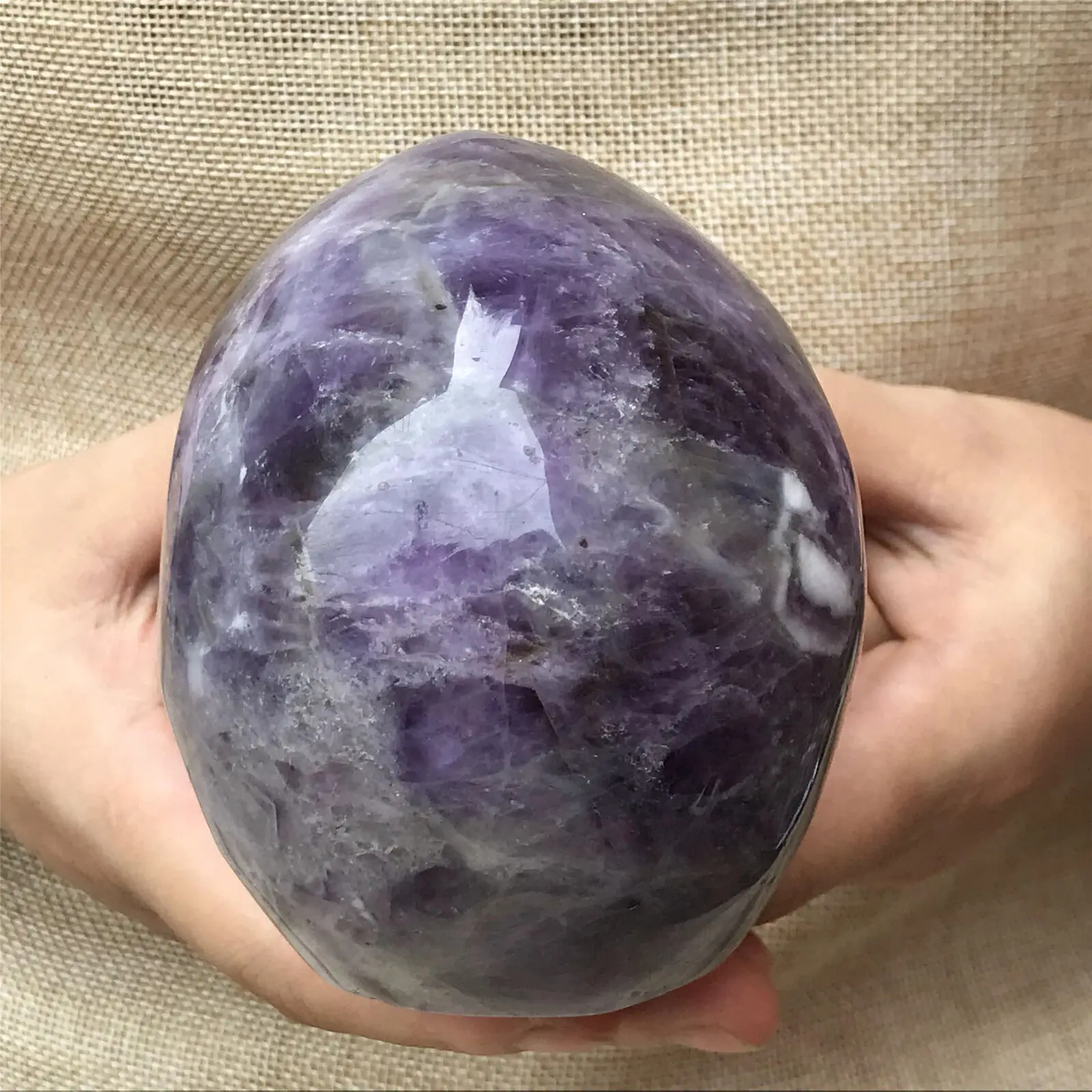 Natural Dreamy Amethyst Energy Crystal Skull Specimen Reiki Healing Gift Room Decoration 6