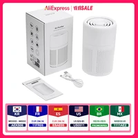 Purificateur d'air domestique purificateur d'air Portable Mini purificateur d'air de bureau avec filtre HEPA désodorisant purificateur d'air pour le bureau à domicile 1