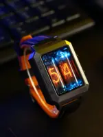 New CYBERPUNK Watch IN-16 Nixie Tube Watch Hour&Minute Display Wireless Charge 2