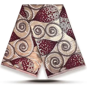 2026 New Style Nigeria Golden- Wax Print Fabric - High Quality African Wax Print Fabric for Patchwork, Clothing & DIY" Y4 1