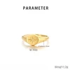New Trendy Stainless Steel Star Shaped Ring for Women Wholesale 6