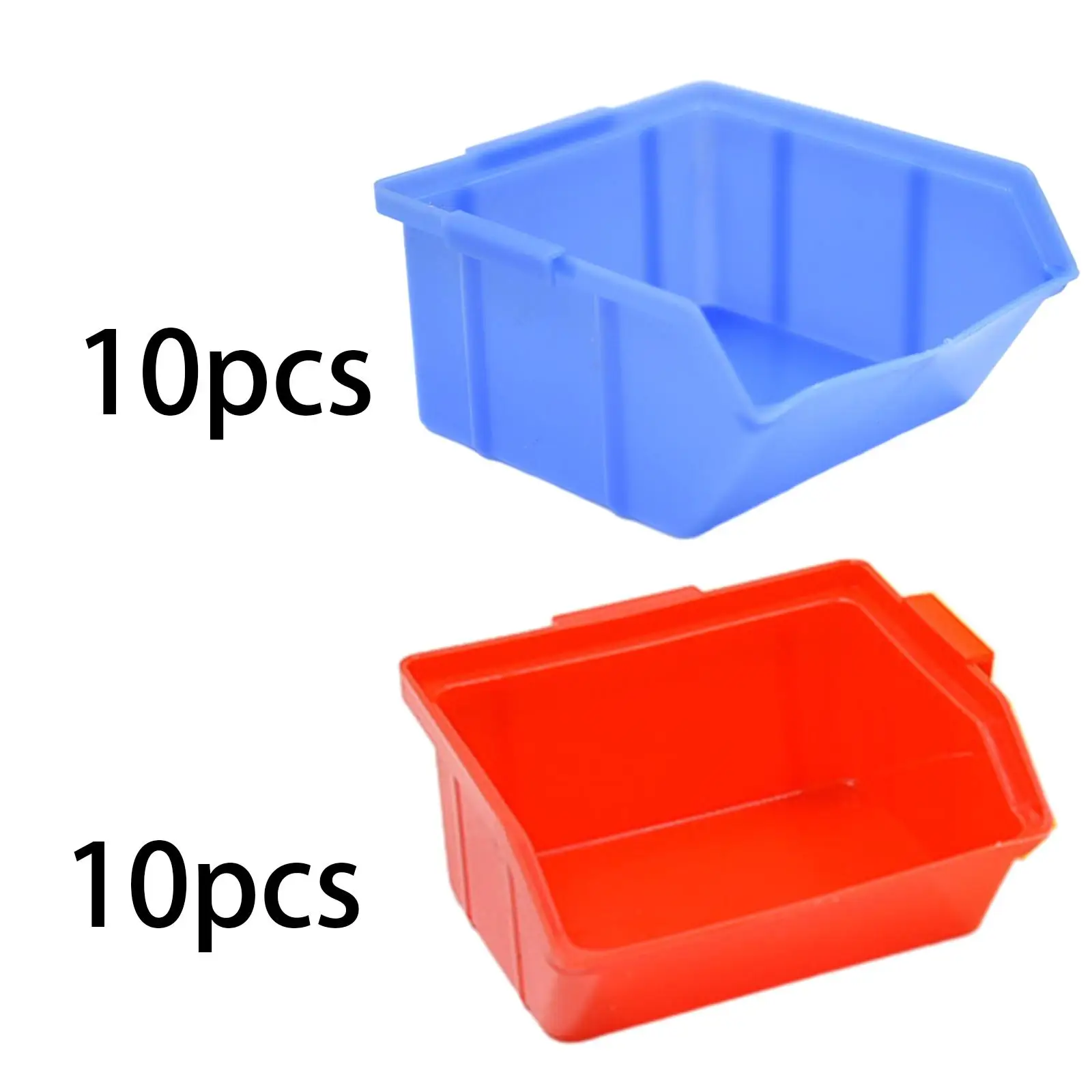 10Pcs Small Parts Organizer Organizer Per Unghie E Viti Contenitori Sospesi A Parete Per Chiavi Inglese Cacciaviti Negozio Workrooms