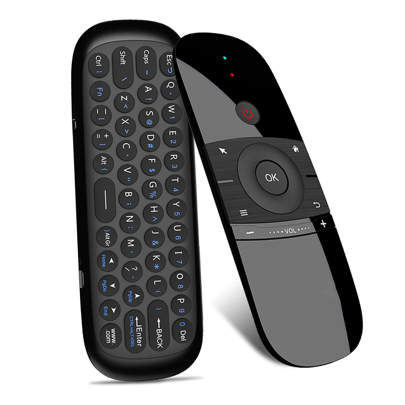 

W1 Air Mouse 2.4G Wireless Keyboard Remote Control IR Remote Learning 6-Axis Motion Sense for Smart TV Android TV Box PC