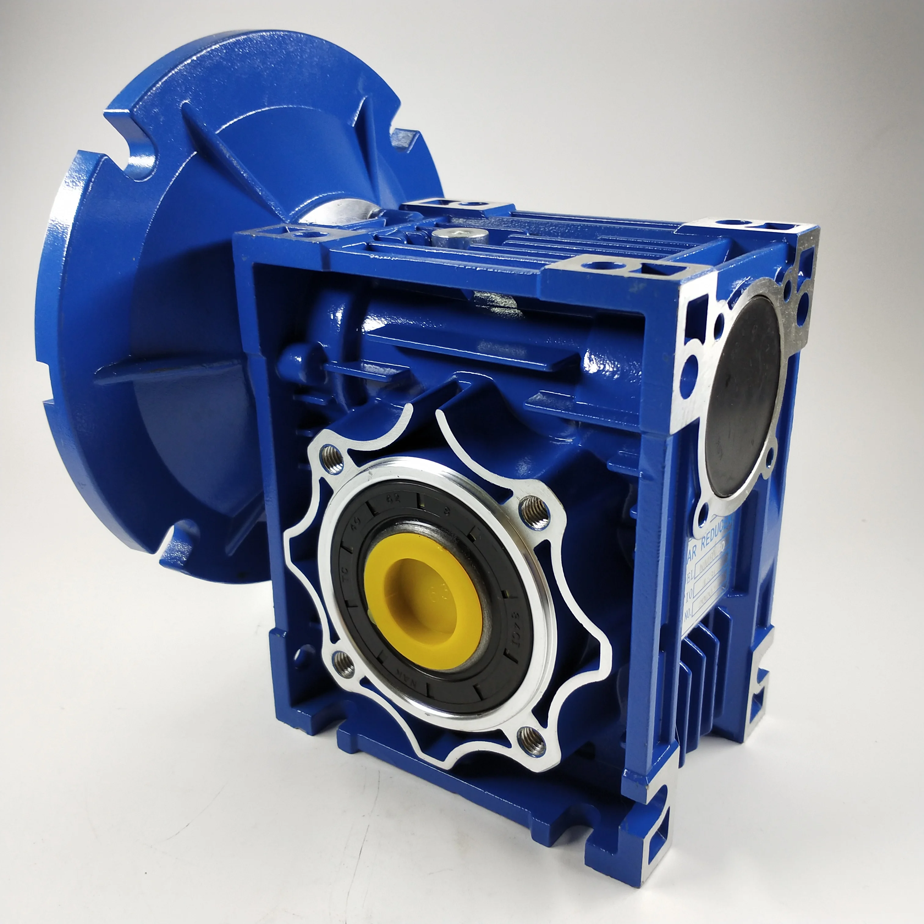 NMRV050 Worm Gear Reducer Ratio 7.5:1-100:1 Motor Frame 56C 5/8 Input Bore Right Angle Gearbox for NEMA C-Face Electric Motors worm geared motor