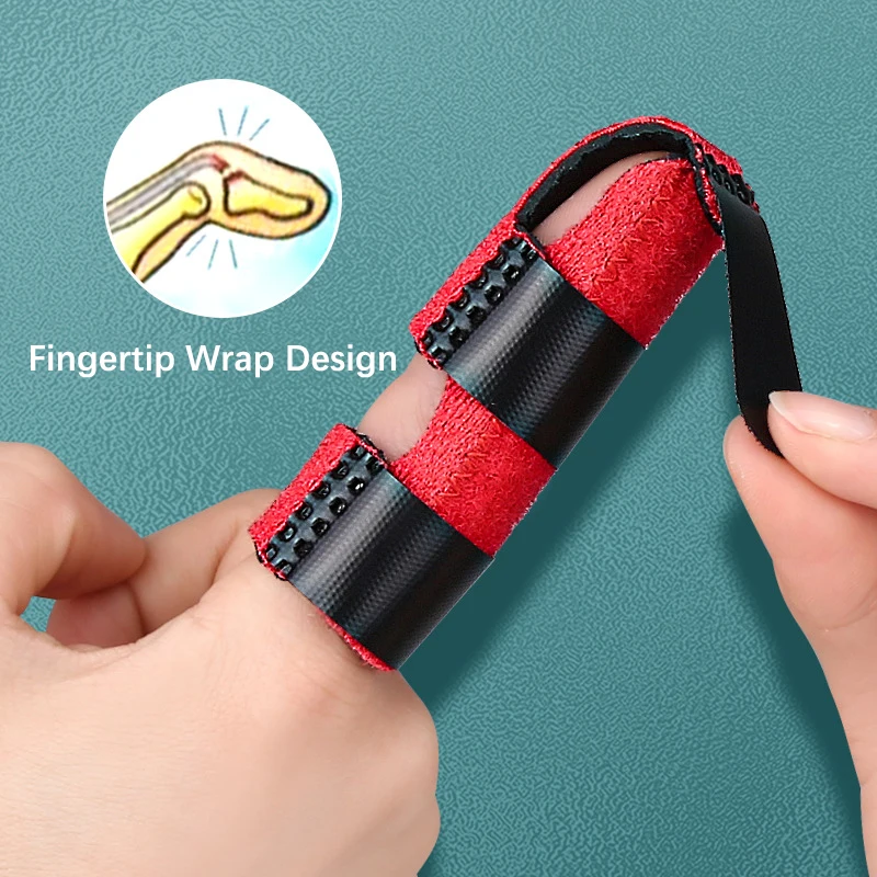 Finger Fixing Splint Straighten Brace Adjustable Pain Relief Trigger Sprain Dislocation Fracture Finger Splint Corrector Support 3