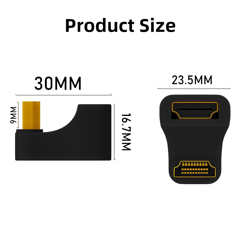 Adattatore Micro HDMI Maschio a HDMI Femmina LinQ 8K UHD HD9621