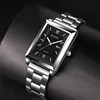 Fashion Men's Calendar Date Sport Casual Leather Wristwatch Luxury Business Stainless Steel Quartz Watch for Man montre homme 4