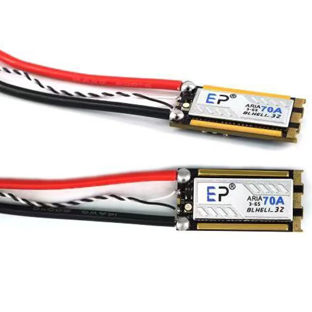 Connecteurs et câbles de l'ESC Aria BLHeli_32 70A pour drone FPV