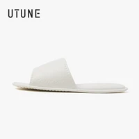 UTUNE Foldable Disposable Travel Slippers for Women Portable Ultra Light Beach&Hotel Slippers for Business Trips&Sanya Travel 2