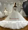 Customized NS4331 Simple Beading Bridal Gown 3