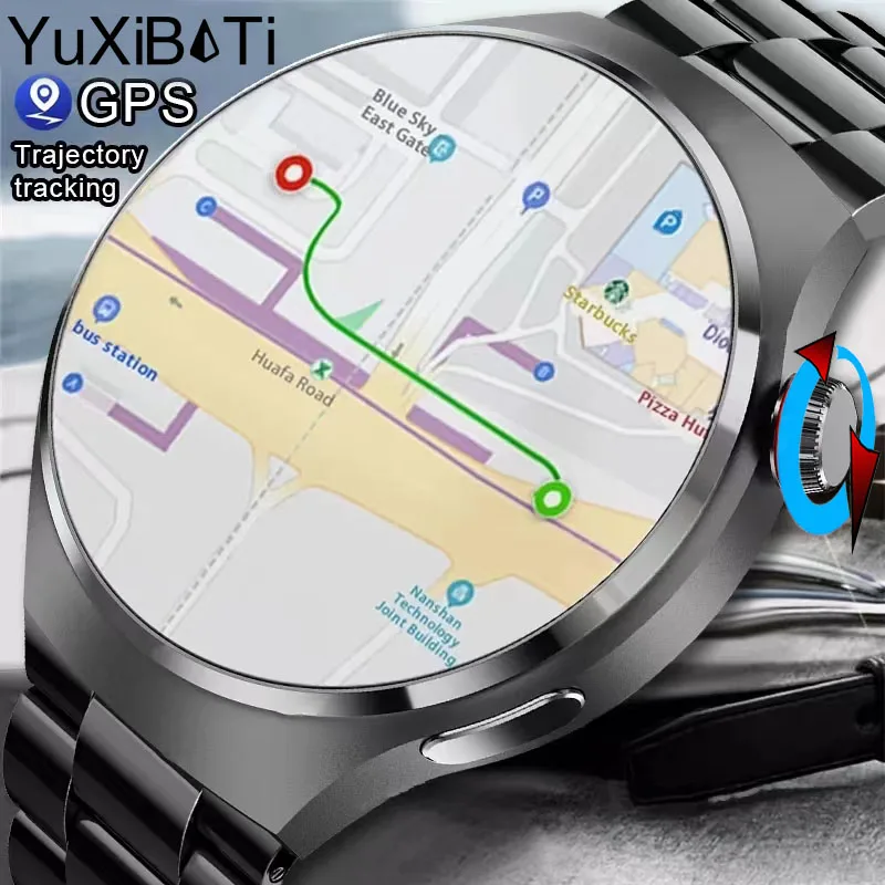 

Smart Watch Men Bluetooth Call NFC Smartwatch GPS Tracker Motion Bracelet Fitness For Huawei Blood oxygen Watches Ultimate 2023