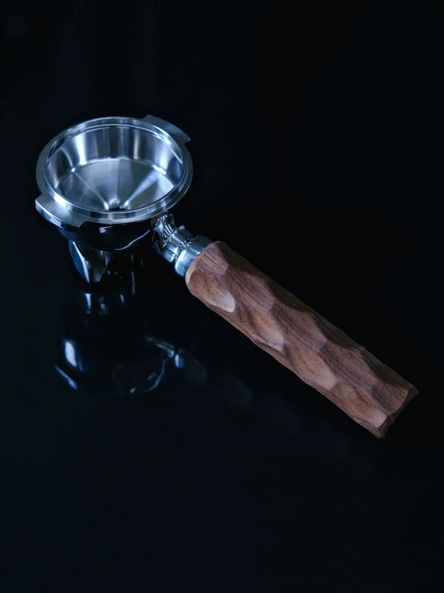 Description Picture 4 of itemfor semi-automatic coffee machine Handle, walnut wood handle M10 screw dragon ridge