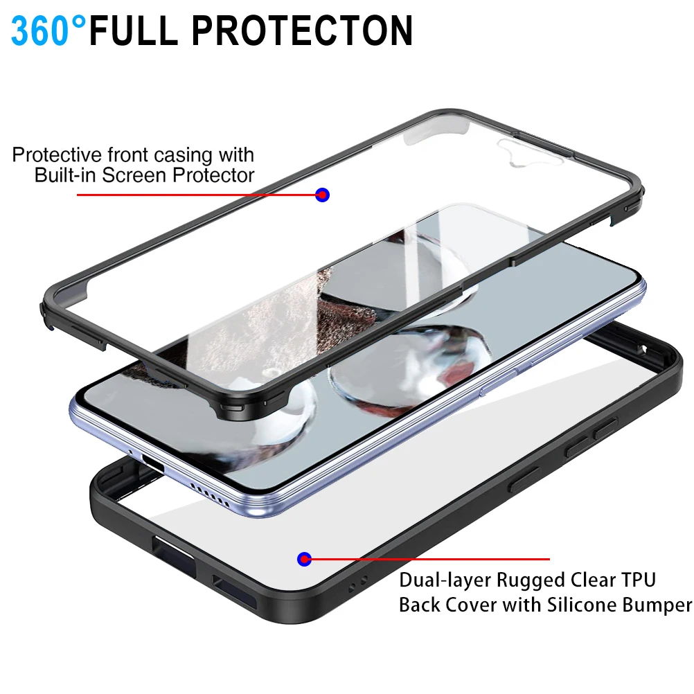 Premium 360 Full Protective Hard Back Case
