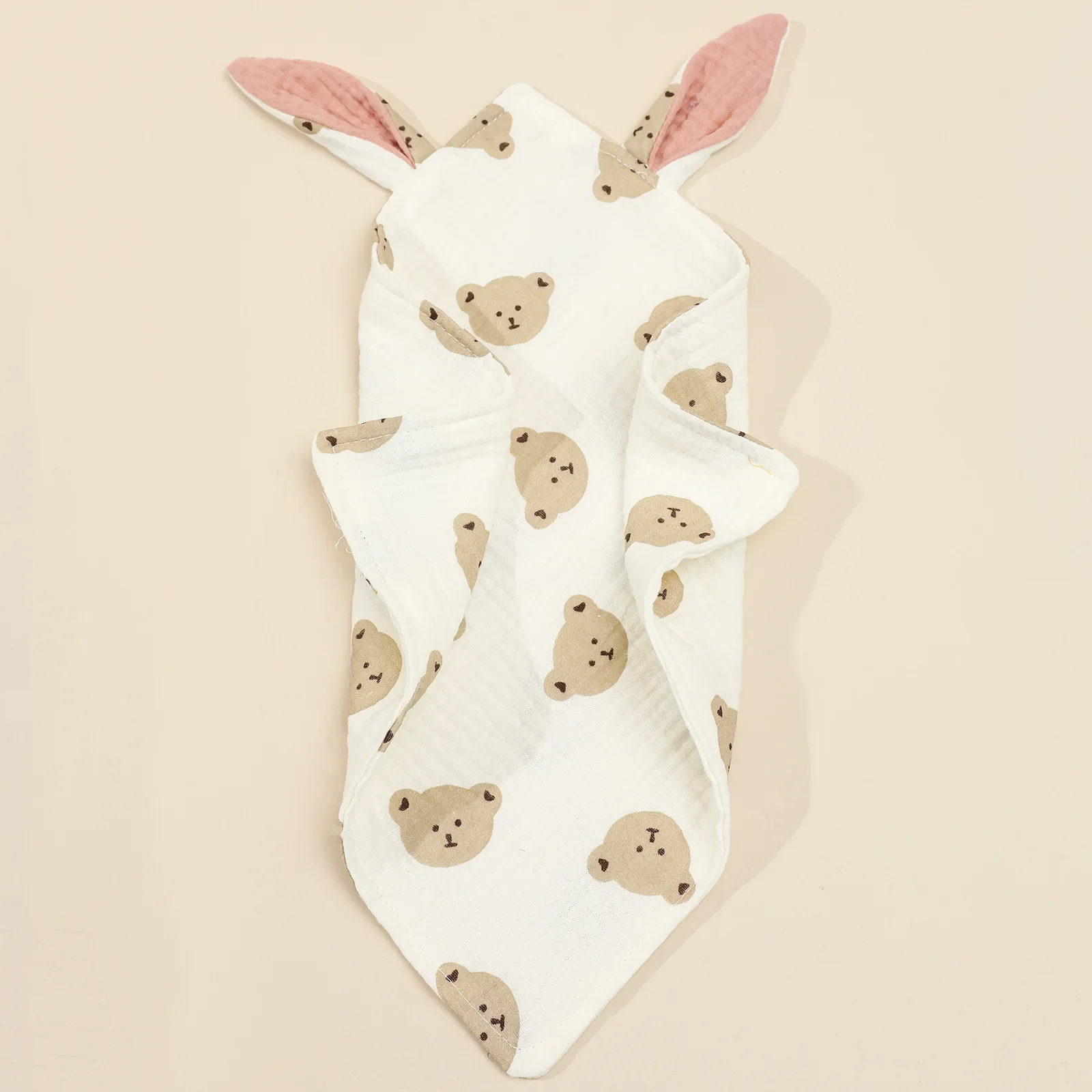 Newborn Baby Towel Cotton Burp Cloths Muslin Bibs Comforter Blanket Sleeping Doll Soft Soothe Appease Towel for Baby Care Items baby comforter blanket