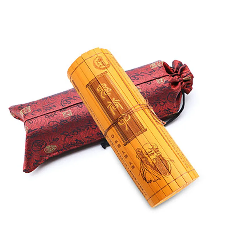 Classical Scroll Slip Bamboo Wooden Slips, Ancient Chinese Cultural, Home Decor, Gift Box Available