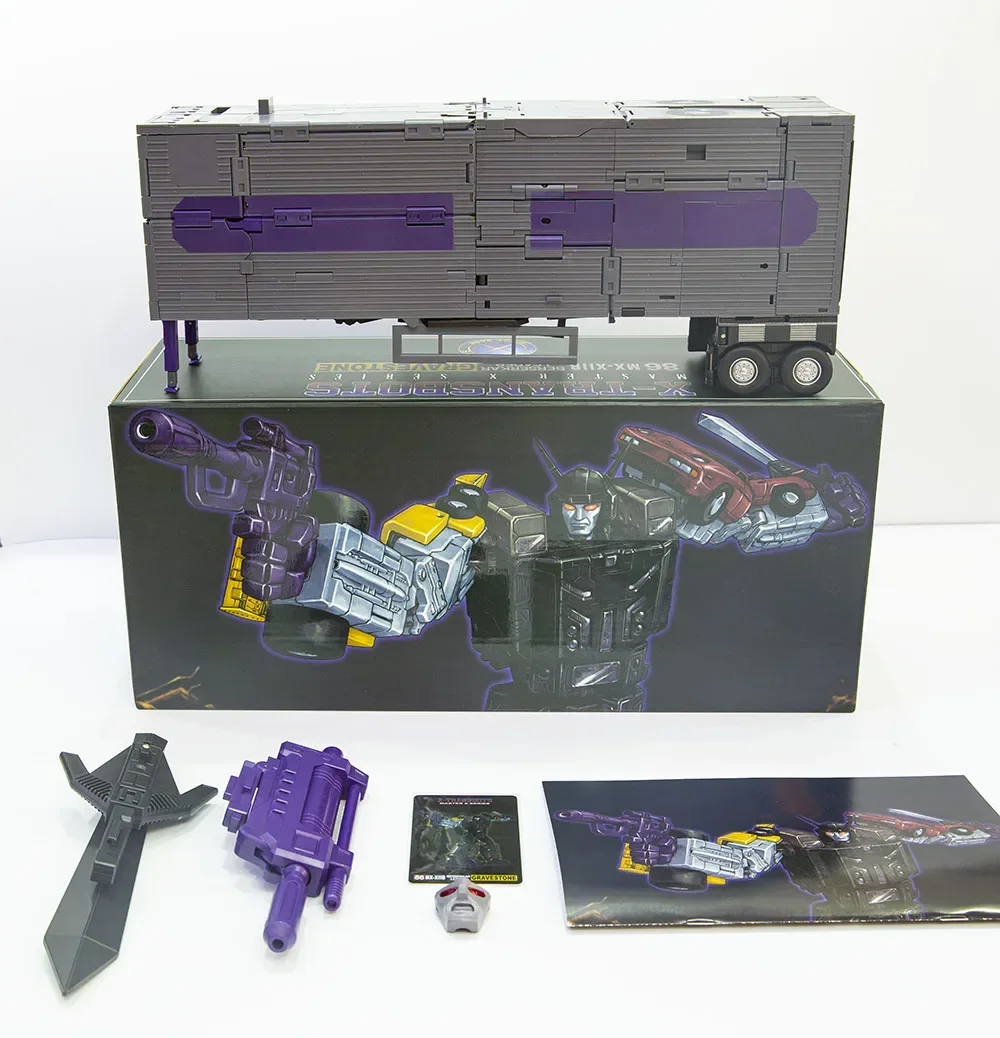 X-Transbots MX-12B MX 12B 트레일러 MX-12A MX 12A 묘비 모터마스터 액션 피겨 모델 동상 소장품 재고 있음