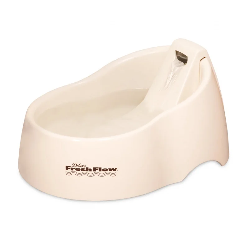 

Фонтан для кошек и собак Petmate Deluxe Fresh Flow, Отбеленное полотно, 50 унций