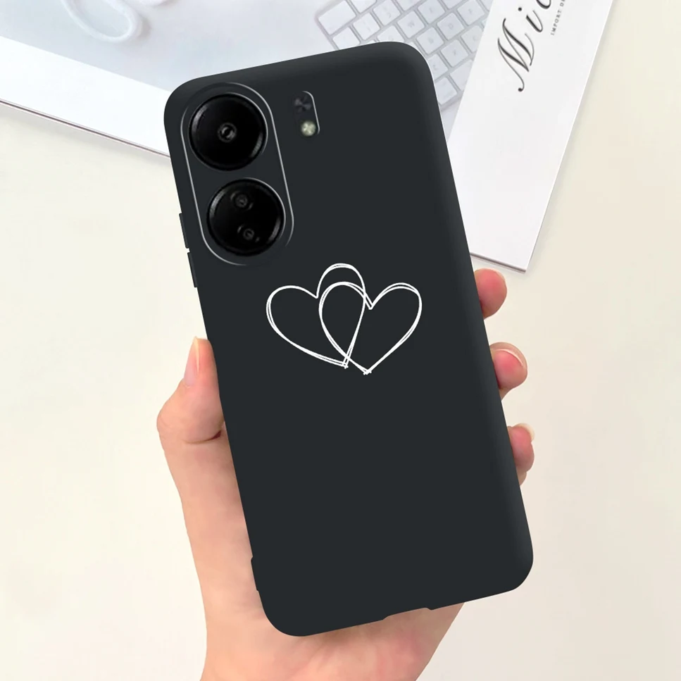 For Xiaomi POCO C65 Case Cute Cartoon Cat Painted TPU Silicone Back Cover For Xioami POCO C65 POCOC65 C 65 6.74 Phone Case Funda