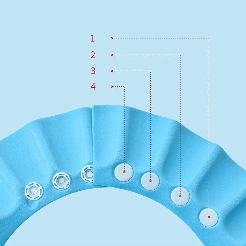 Safe Shampoo Shower Bathing Bath Protect Soft Cap Hat For Baby Wash Hair Shield Bebes Children Bathing Shower Cap Hat Kids New
