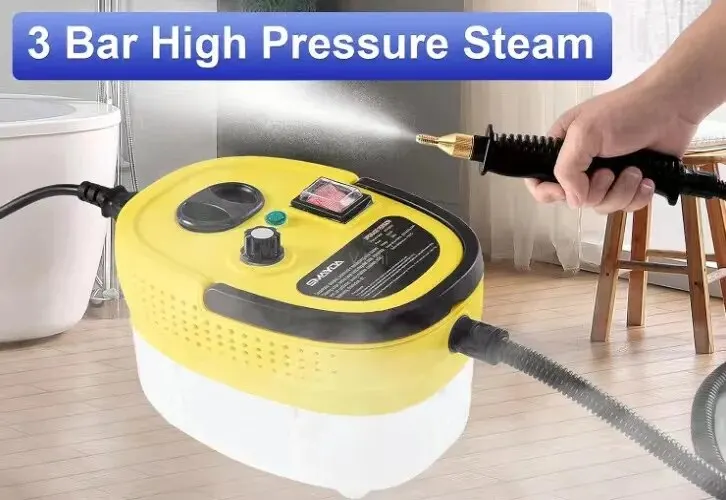 2500W 1200ml Steam Cleaner High Temperature Pressure Washer Steam Cleaning Machine For Home Air Conditioning Kitchen Hood Car