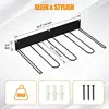 Wall Hanging Long Boots Holder Rack Space Saving Metal Wall Mount Shoes Rack Dust-Proof Short Boots Storage Racks For Home 3