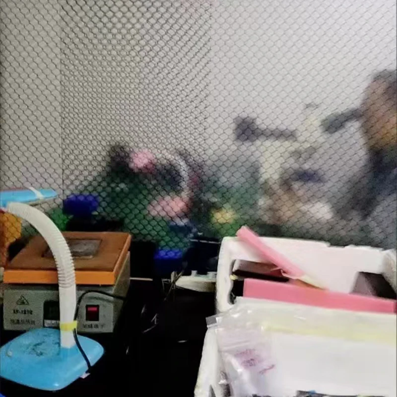 10m Anti-Static Mesh Curtain Conductive Ink PVC Insulation Dust-Free High-Precision Production Workshop Anti-Static Mesh Curtain