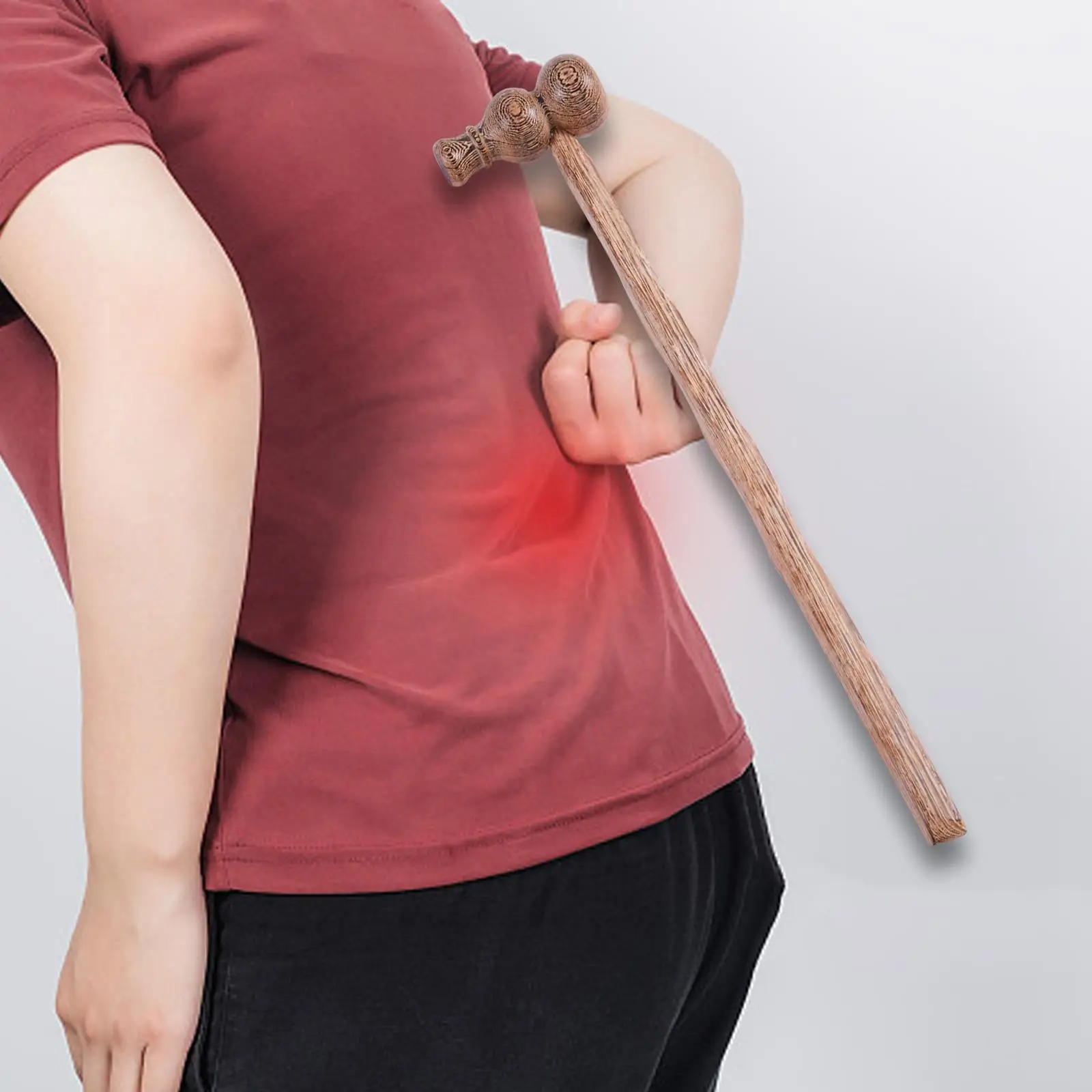 wooden back Massager Hammer Tapping Relaxing Percussion Durable for Neck Waist