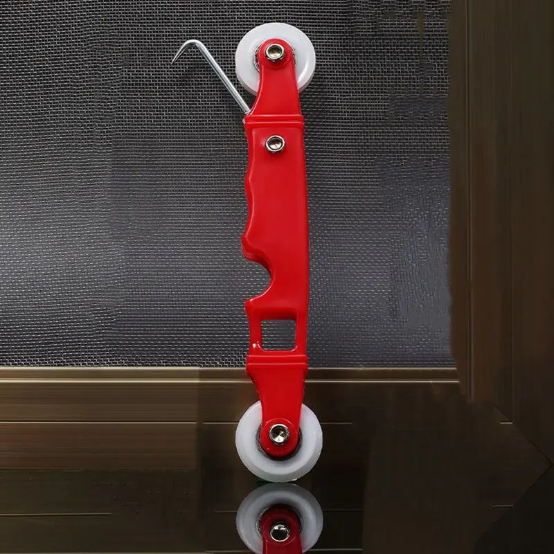 1PC plastic / metal Gauze Wheel Window Install Tool Screen Door Window Installation Hand Spline Roller Rolling Tool Home