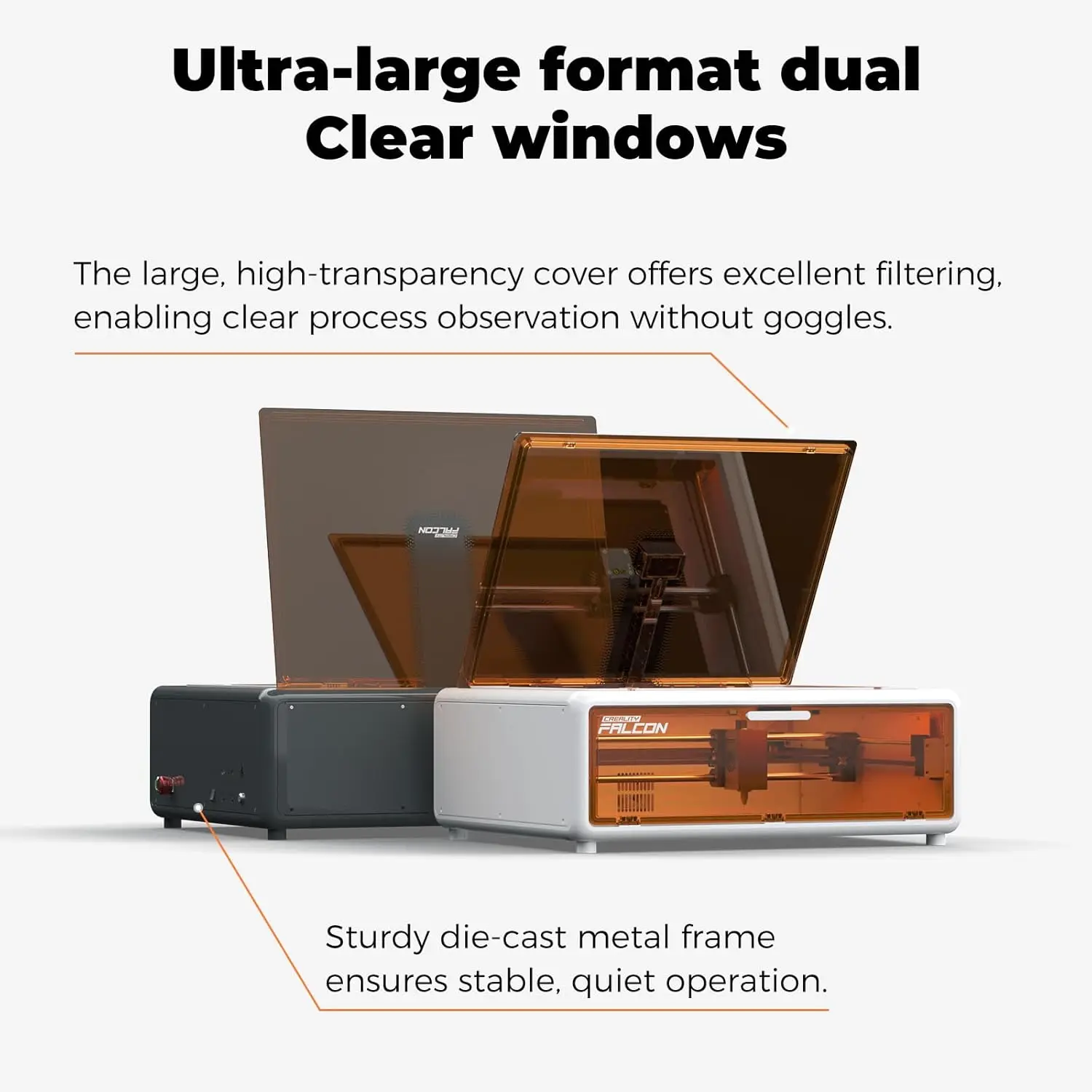 Creality Falcon A1 10W レーザー彫刻機 80W 密閉型レーザーカッター