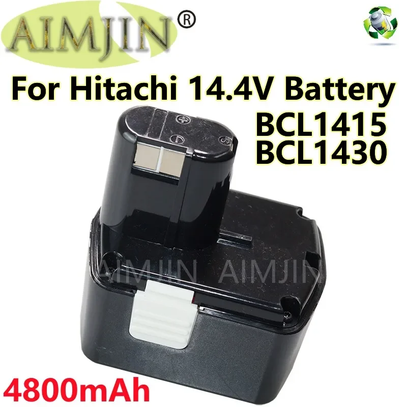 

New 14.4V 4800mAh Replaceable Power Tool Battery For Hitachi BCL1430 CJ14DL DH14DL EBL1430 BCL1415 NI-CD